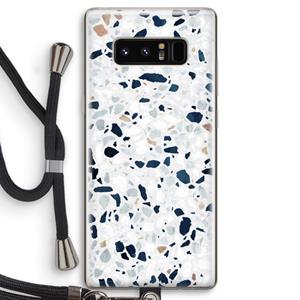 CaseCompany Terrazzo N°1: Samsung Galaxy Note 8 Transparant Hoesje met koord