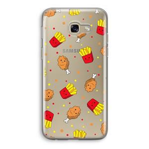 CaseCompany Chicken 'n Fries: Samsung Galaxy A5 (2017) Transparant Hoesje