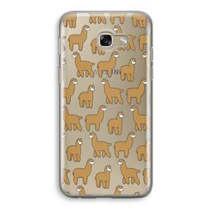 CaseCompany Alpacas: Samsung Galaxy A5 (2017) Transparant Hoesje