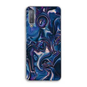 CaseCompany Mirrored Mirage: Samsung Galaxy A7 (2018) Transparant Hoesje