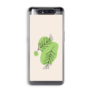 CaseCompany Beleaf in you: Samsung Galaxy A80 Transparant Hoesje