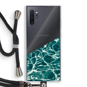 CaseCompany Weerkaatsing water: Samsung Galaxy Note 10 Plus Transparant Hoesje met koord