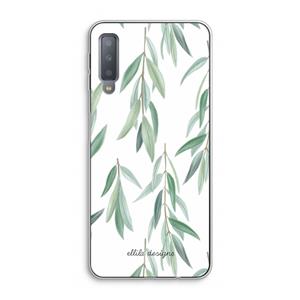 CaseCompany Branch up your life: Samsung Galaxy A7 (2018) Transparant Hoesje