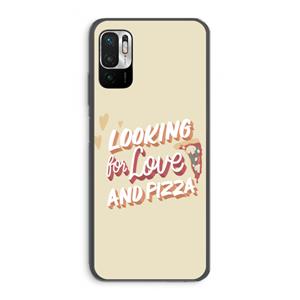 CaseCompany Pizza is the answer: Xiaomi Redmi Note 10 5G Transparant Hoesje