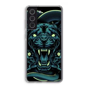 CaseCompany Cougar and Vipers: Samsung Galaxy S21 FE Transparant Hoesje