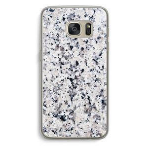 CaseCompany Gespikkelde marmer: Samsung Galaxy S7 Transparant Hoesje