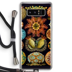 CaseCompany Haeckel Ascidiae: Samsung Galaxy Note 8 Transparant Hoesje met koord