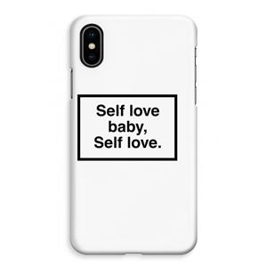 CaseCompany Self love: iPhone XS Max Volledig Geprint Hoesje