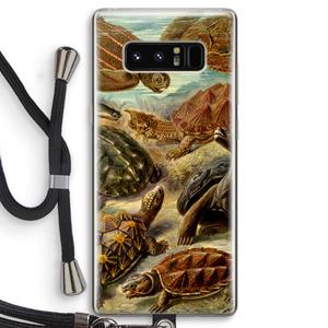 CaseCompany Haeckel Chelonia: Samsung Galaxy Note 8 Transparant Hoesje met koord
