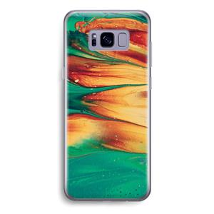 CaseCompany Green Inferno: Samsung Galaxy S8 Transparant Hoesje