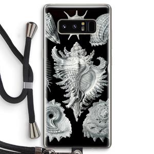 CaseCompany Haeckel Prosobranchia: Samsung Galaxy Note 8 Transparant Hoesje met koord