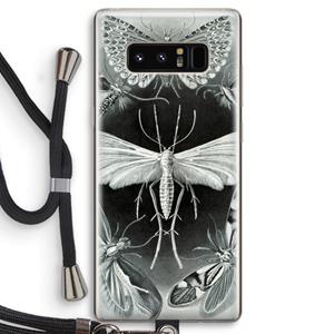 CaseCompany Haeckel Tineida: Samsung Galaxy Note 8 Transparant Hoesje met koord
