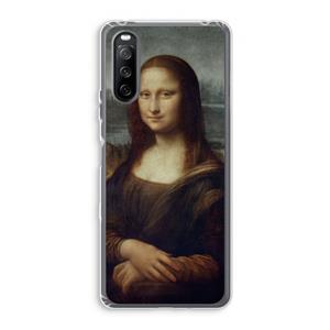 CaseCompany Mona Lisa: Sony Xperia 10 III Transparant Hoesje