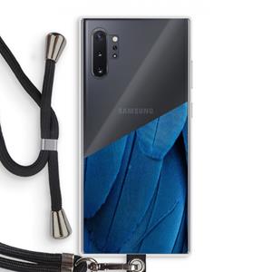 CaseCompany Pauw: Samsung Galaxy Note 10 Plus Transparant Hoesje met koord