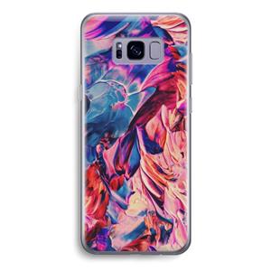 CaseCompany Pink Orchard: Samsung Galaxy S8 Transparant Hoesje