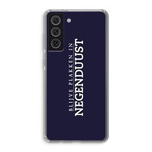 CaseCompany Blijve plakken in Negenduust: Samsung Galaxy S21 FE Transparant Hoesje