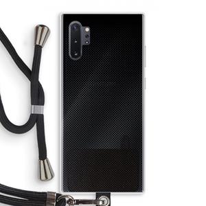 CaseCompany Musketon Halftone: Samsung Galaxy Note 10 Plus Transparant Hoesje met koord