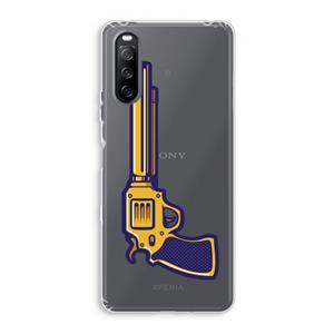 CaseCompany Pew Pew Pew: Sony Xperia 10 III Transparant Hoesje