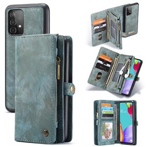 Caseme vintage 2 in 1 portemonnee hoes - Samsung Galaxy A52 / A52s - Blauw