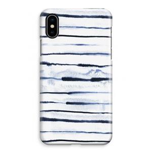 CaseCompany Ink Stripes: iPhone XS Max Volledig Geprint Hoesje