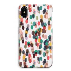 CaseCompany Tropical Dots: iPhone XS Max Volledig Geprint Hoesje