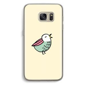 CaseCompany Birdy: Samsung Galaxy S7 Transparant Hoesje