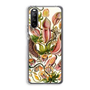 CaseCompany Haeckel Nepenthaceae: Sony Xperia 10 III Transparant Hoesje