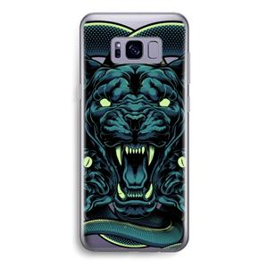 CaseCompany Cougar and Vipers: Samsung Galaxy S8 Transparant Hoesje