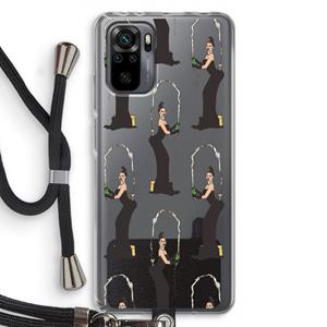 CaseCompany Pop Some Kim: Xiaomi Redmi Note 10 Pro Transparant Hoesje met koord