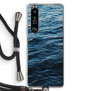 CaseCompany Oceaan: Sony Xperia 1 III Transparant Hoesje met koord