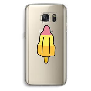 CaseCompany Raketijsje: Samsung Galaxy S7 Transparant Hoesje