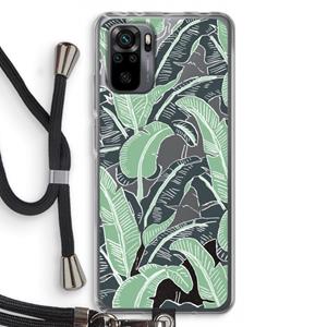 CaseCompany This Sh*t Is Bananas: Xiaomi Redmi Note 10 Pro Transparant Hoesje met koord