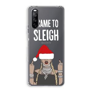 CaseCompany Came To Sleigh: Sony Xperia 10 III Transparant Hoesje