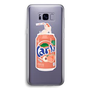 CaseCompany S(peach)less: Samsung Galaxy S8 Transparant Hoesje