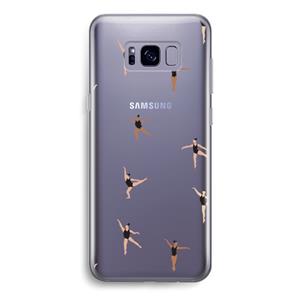 CaseCompany Dancing #1: Samsung Galaxy S8 Transparant Hoesje