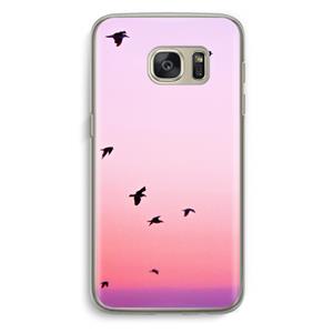 CaseCompany Fly away: Samsung Galaxy S7 Transparant Hoesje