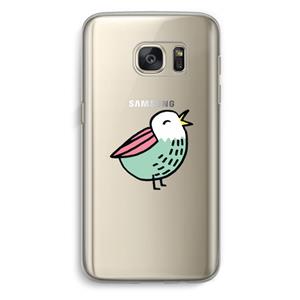 CaseCompany Birdy: Samsung Galaxy S7 Transparant Hoesje