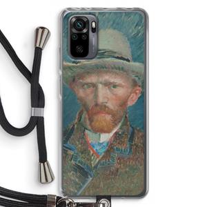 CaseCompany Van Gogh: Xiaomi Redmi Note 10 Pro Transparant Hoesje met koord