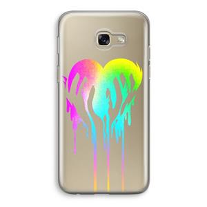 CaseCompany Hold My Heart: Samsung Galaxy A5 (2017) Transparant Hoesje