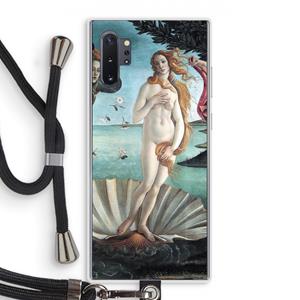 CaseCompany Birth Of Venus: Samsung Galaxy Note 10 Plus Transparant Hoesje met koord