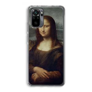CaseCompany Mona Lisa: Xiaomi Redmi Note 10 Pro Transparant Hoesje