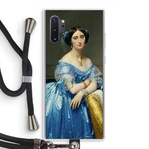 CaseCompany Eleonore: Samsung Galaxy Note 10 Plus Transparant Hoesje met koord