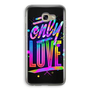 CaseCompany Only Love: Samsung Galaxy A5 (2017) Transparant Hoesje