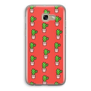 CaseCompany Mini cactus: Samsung Galaxy A5 (2017) Transparant Hoesje