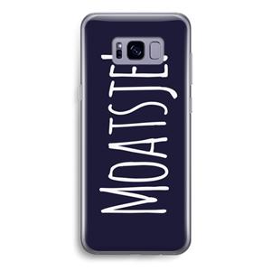CaseCompany Moatsje!: Samsung Galaxy S8 Transparant Hoesje