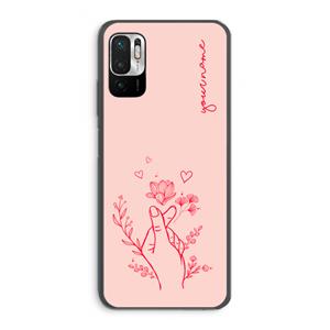 CaseCompany Giving Flowers: Xiaomi Redmi Note 10 5G Transparant Hoesje