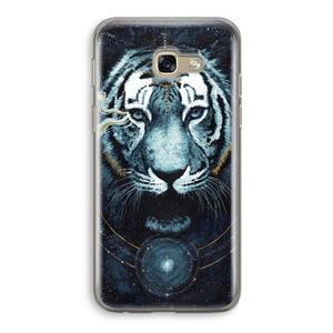 CaseCompany Darkness Tiger: Samsung Galaxy A5 (2017) Transparant Hoesje