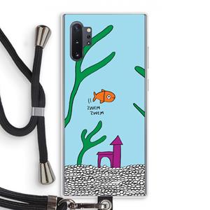CaseCompany Aquarium: Samsung Galaxy Note 10 Plus Transparant Hoesje met koord