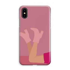CaseCompany Pink boots: iPhone XS Max Volledig Geprint Hoesje