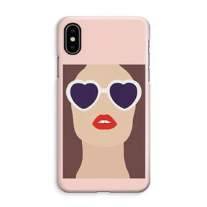 CaseCompany Red lips: iPhone XS Max Volledig Geprint Hoesje